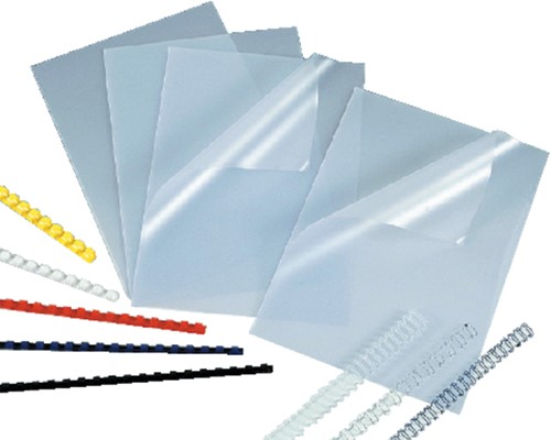 Voorblad GBC A3 PVC 300micron transparant 100 stuks-2