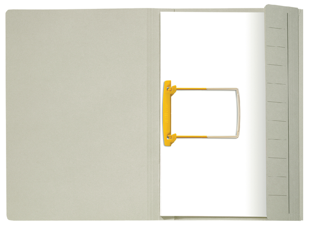 Combimap Secolor folio 1 klep recycled 250gr grijs — Photo 2 sur 2