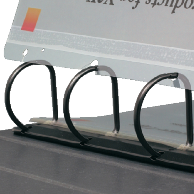 Opbergstrip Djois filestrip A4 295mm 2/4rings transparant 50 stuks — Foto 2 von 2