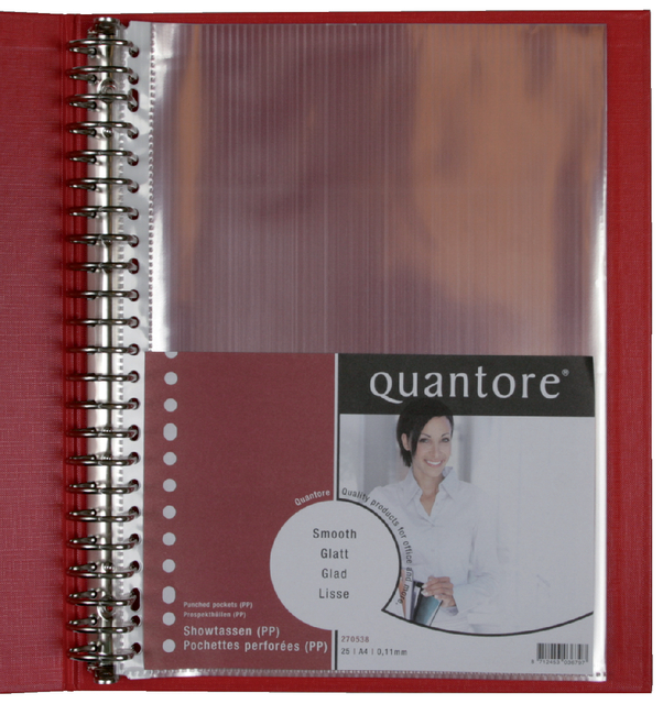Showtas Quantore A4 23-gaats PP 0.11 glad 25 stuks — Foto 2 von 2