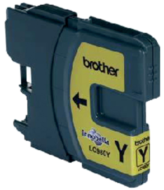 Inktcartridge Brother LC-980Y geel — Foto 2 von 2