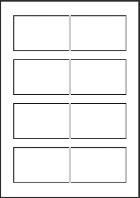 Visitekaart Avery C32015-25 85x54mm 260gr mat 200stuks — Photo 2 sur 2