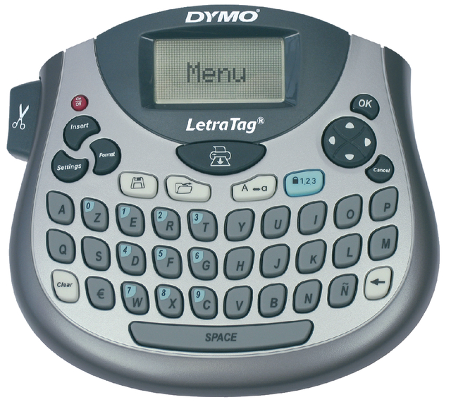 Labelprinter Dymo LetraTag 100T draagbaar azerty 12mm zilver — Foto 3 van 3