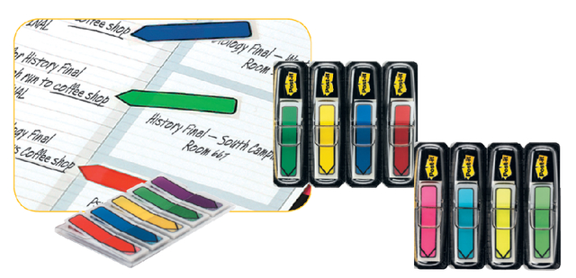 Indextabs Post-it 684 11.9x43.1mm pijl assorti 96 tabs — Foto 2 von 2