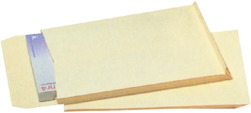 Envelop Quantore monsterzak 262x371x38mm zelfklevend creme 125 stuks-2