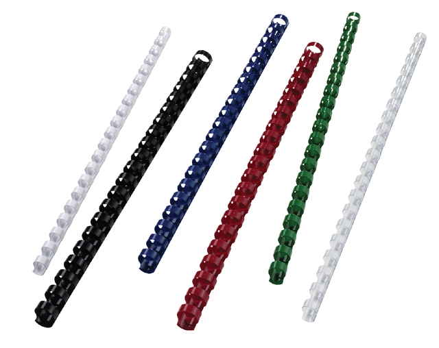 Bindrug GBC 6mm 21-rings A4 wit 100 stuks — Foto 2 von 2