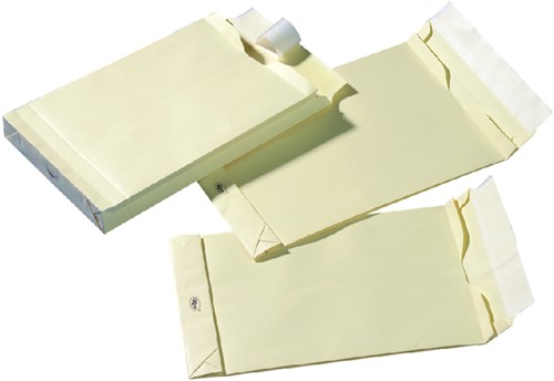 Envelop Quantore monsterzak 230x350x38mm zelfklevend creme 125 stuks-3