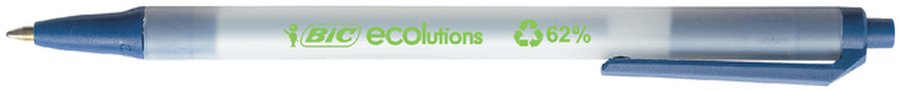 Balpen Bic Ecolutions medium blauw