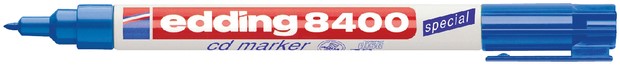 Cd marker edding 8400 rond 0.5-1.0mm blauw