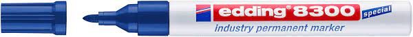 Viltstift edding 8300 industrie rond 1.5-3mm blauw