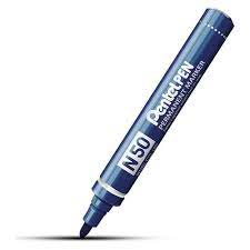 Viltstift Pentel N50 rond 1.5-3mm blauw