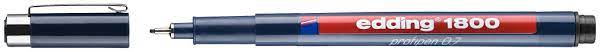 Fineliner edding 1800 0.7mm zwart — Foto 2 von 2