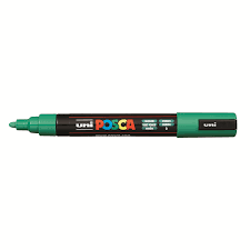 Paintmarker Uni POSCA PC5M medium donkergroen