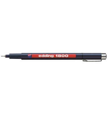 Fineliner edding 1800 0.25mm zwart — Foto 2 von 2