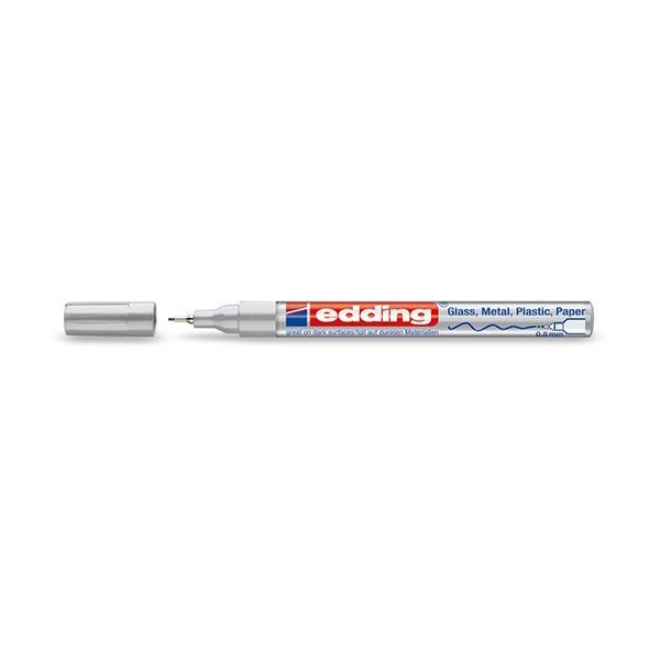 Paintmarker edding 780 op oliebasis 0.8mm zilver