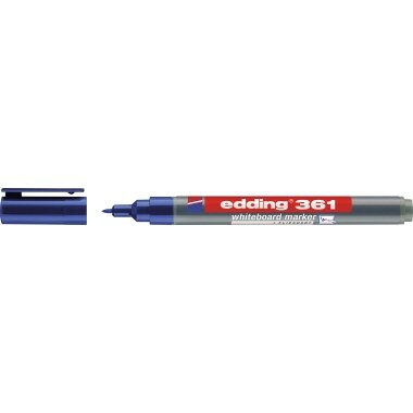 Whiteboardmarker edding 361 rond 1mm blauw