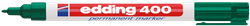 Viltstift edding 400 rond 1mm groen