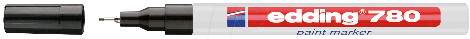 Paintmarker edding 780 op oliebasis 0.8mm zwart
