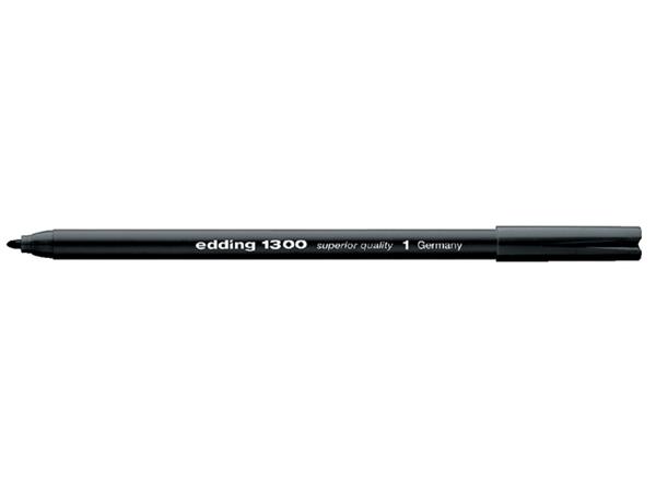 Fineliner edding 1300 medium zwart