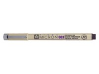 Fineliner Sakura Pigma Micron 003 0.15mm zwart