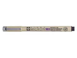 Fineliner Sakura Pigma Micron 003 0.15mm zwart