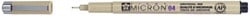 Fineliner Sakura Pigma Micron 04 0.4mm zwart