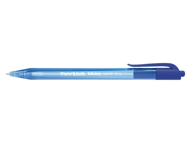 Balpen Paper Mate Inkjoy 100RT medium blauw