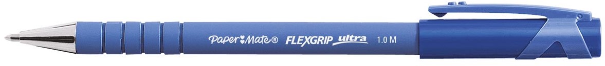 Balpen Paper Mate Flexgrip Ultra stick medium blauw