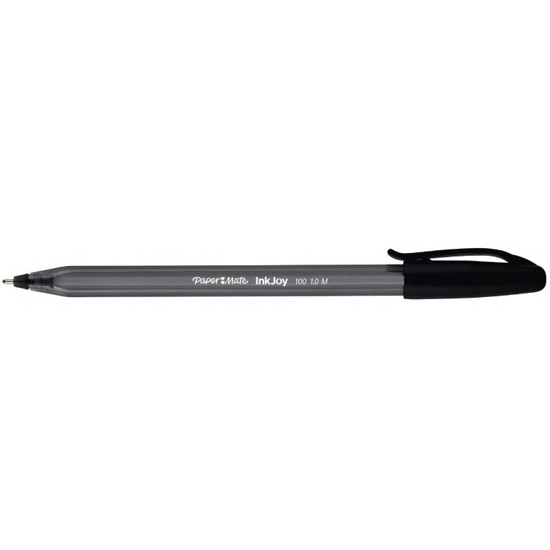 Balpen Paper Mate Inkjoy 100 medium zwart
