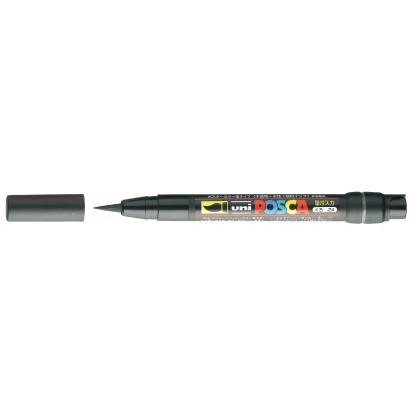 Paintmarker Uni POSCA PCF350 Brush 1-10mm zwart