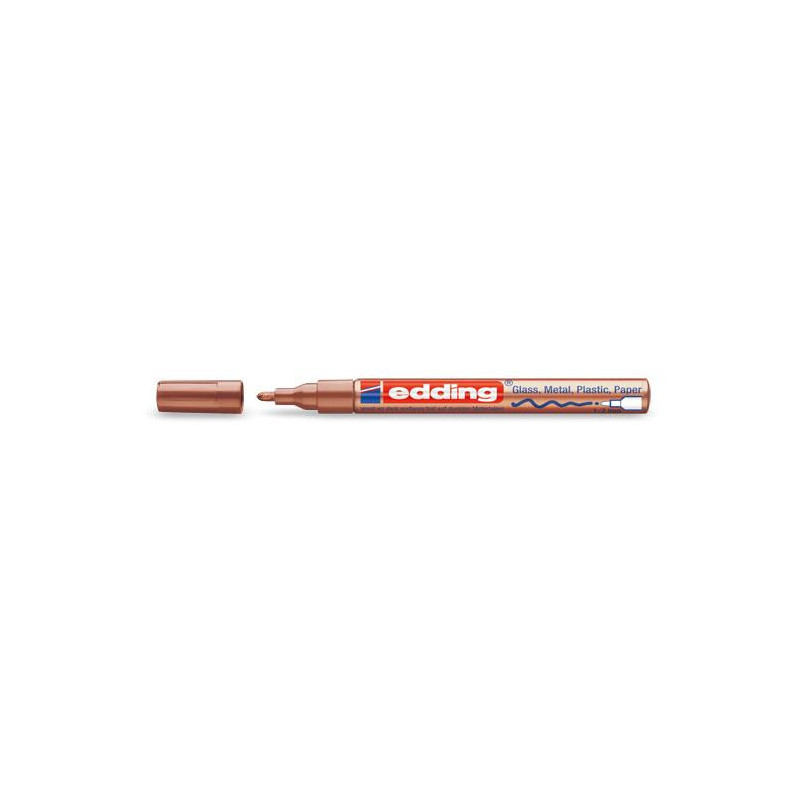Paintmarker edding 751 op oliebasis 1-2mm koper