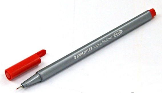 Fineliner Staedtler Triplus 334 rood 0.3mm — Foto 2 von 2