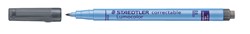 Viltstift Staedtler Lumocolor 305 non permanent correctable F zwart