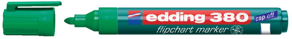 Viltstift edding 380 flipover rond 1.5-3mm groen