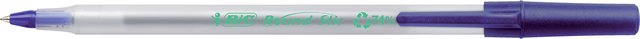 Balpen Bic Ecolutions round stic medium blauw