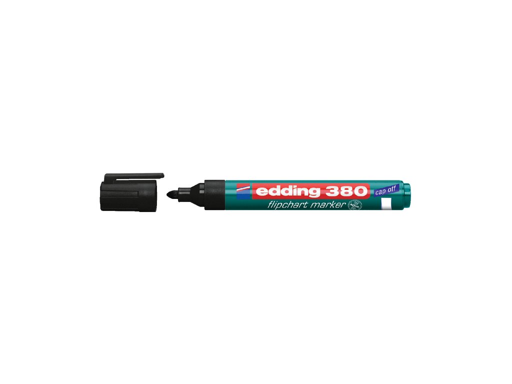 Viltstift edding 380 flipover rond 1.5-3mm zwart
