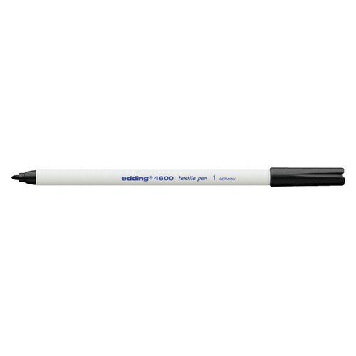 Textielmarker edding 4600 rond 1mm zwart
