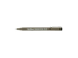 Fineliner Artline technisch 0.3mm zwart