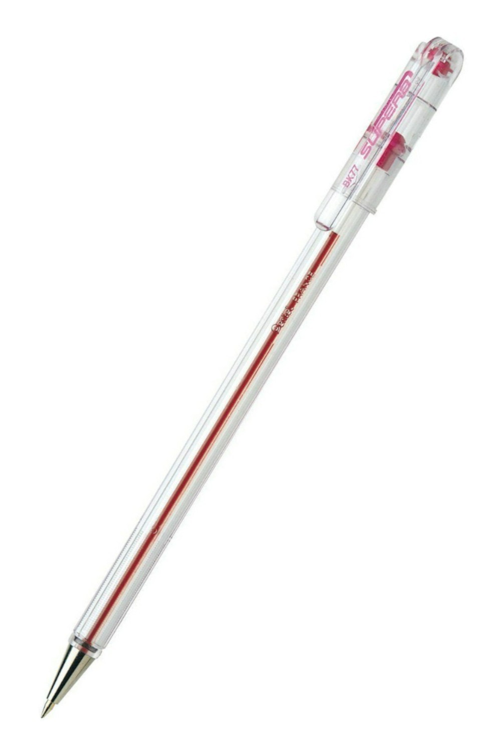 Balpen Pentel BK77 fijn rood