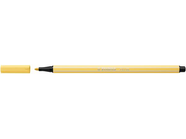 Viltstift STABILO Pen 68/23 medium lichtgeel