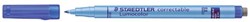 Viltstift Staedtler Lumocolor 305 non permanent correctable F blauw