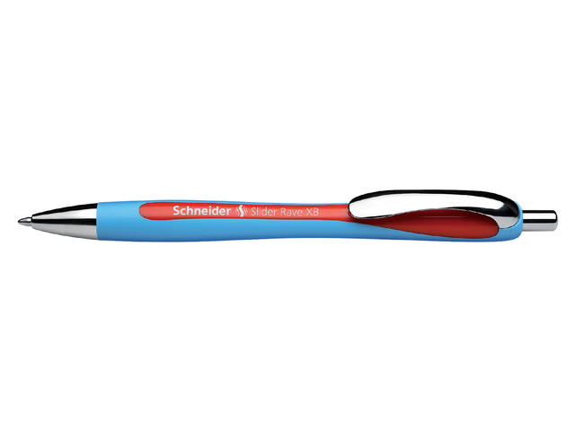 Balpen Schneider Slider Rave extra breed rood