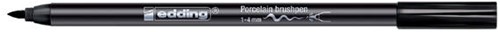 Brushpen edding 4200 porselein zwart