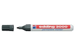 Viltstift edding 3000 rond 1.5-3mm grijs