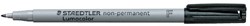 Viltstift Staedtler Lumocolor 311 non permanent S zwart